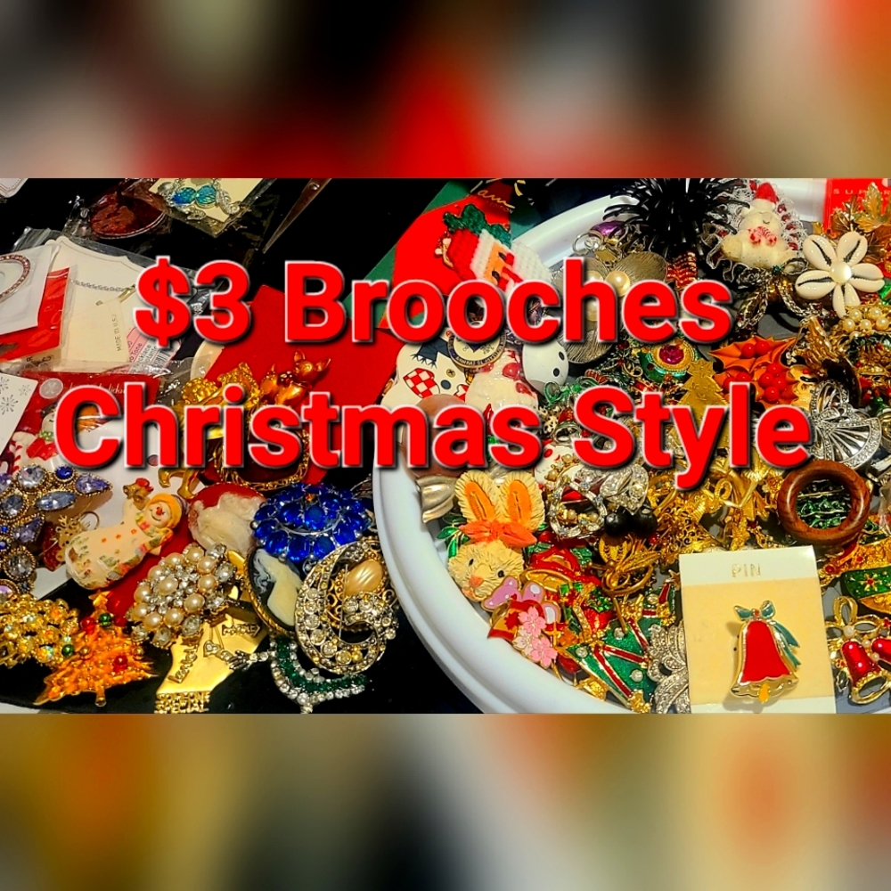 Live show Brooches ( new and used & vintage Brooches